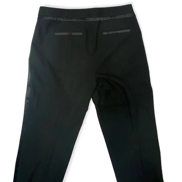 Ann Taylor Loft Marisa Tuxedo Dress Pants Inseam Pockets, Size 8 - Picture 2 of 4